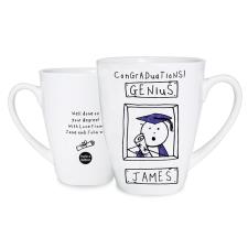 Personalised Purple Ronnie Graduation Latte Mug